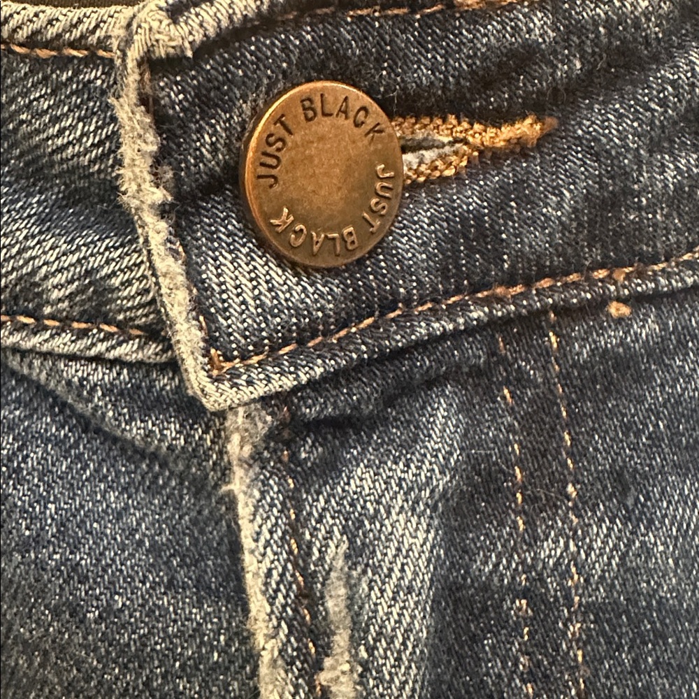 Just Black Denim Women’s The Vintage Straight Dark Denim Size‎ 27 Frayed Hem - Picture 3 of 5